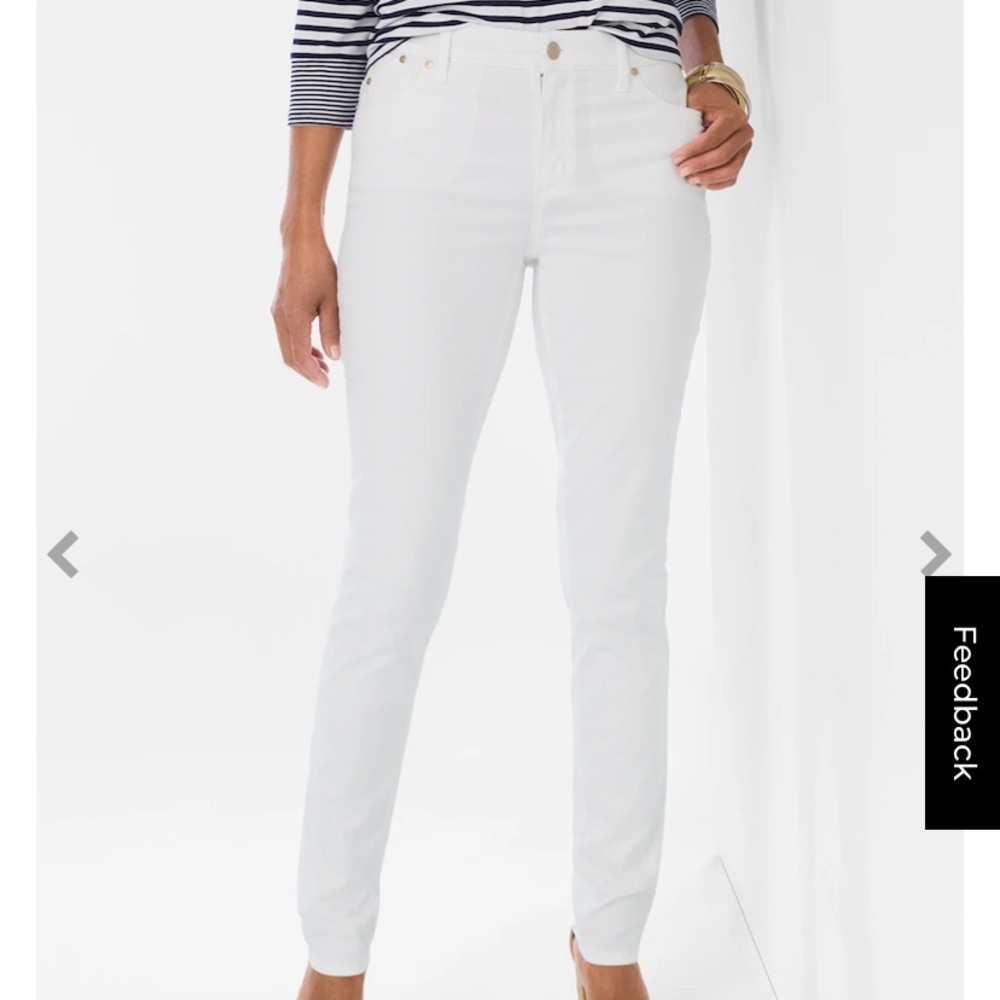 The Platinum Jegging in White